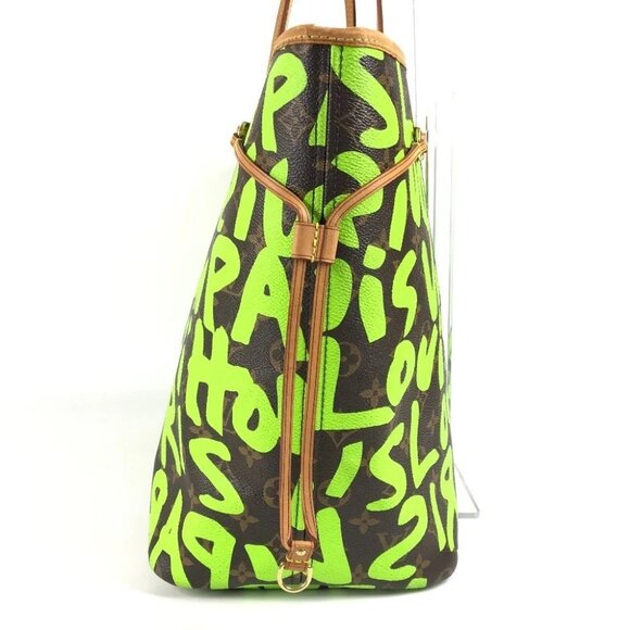 LOUIS VUITTON M93703 Monogram Graffiti Neverfull GM Shoulder Bag Tote Bag - Picture 3 of 16